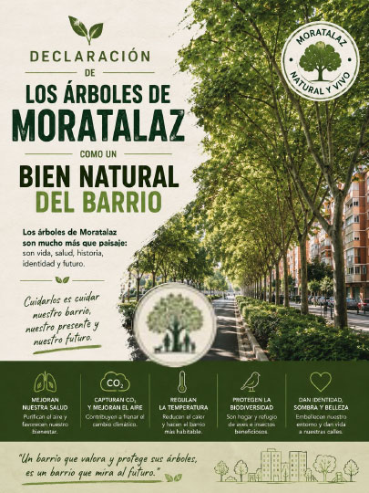Los árboles de Moratalaz - Bien natural del barrio